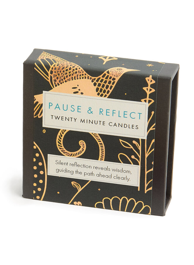 Pause & Reflect – Folk Little Box of Beeswax Candles 21