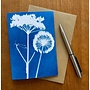 Blumen-Calder-Cyanotypie-Karte RF4