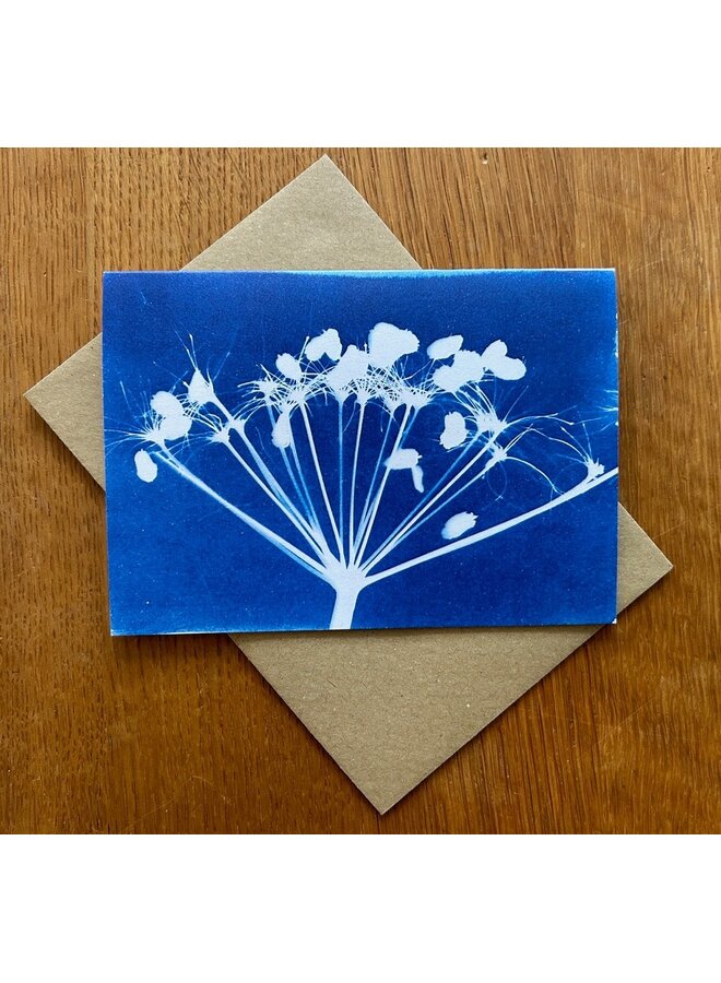 Copy of Floral Calder Cyanotype Card RF1