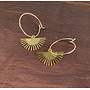 Sunrise/ Sunset Botanical Hoop Earrings 66