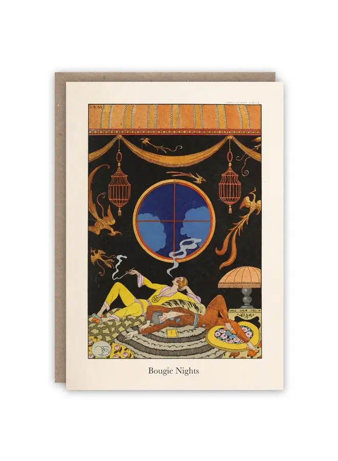 Tarjeta del libro de patrones Bougie Nights