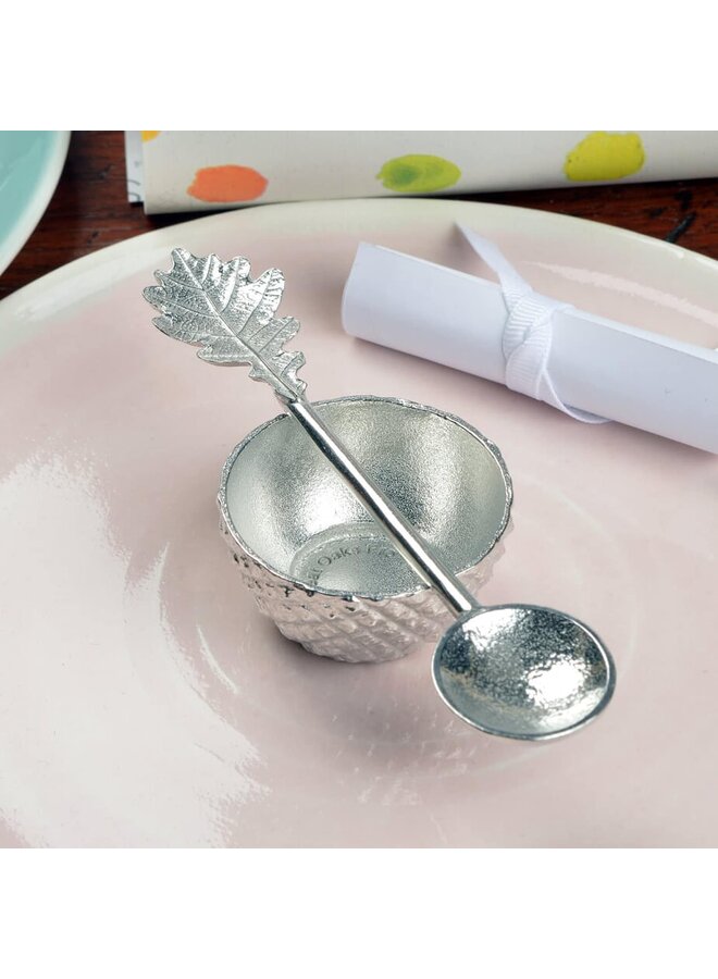 Äggkopp med ekollon och sked av eklöv - Dop 62