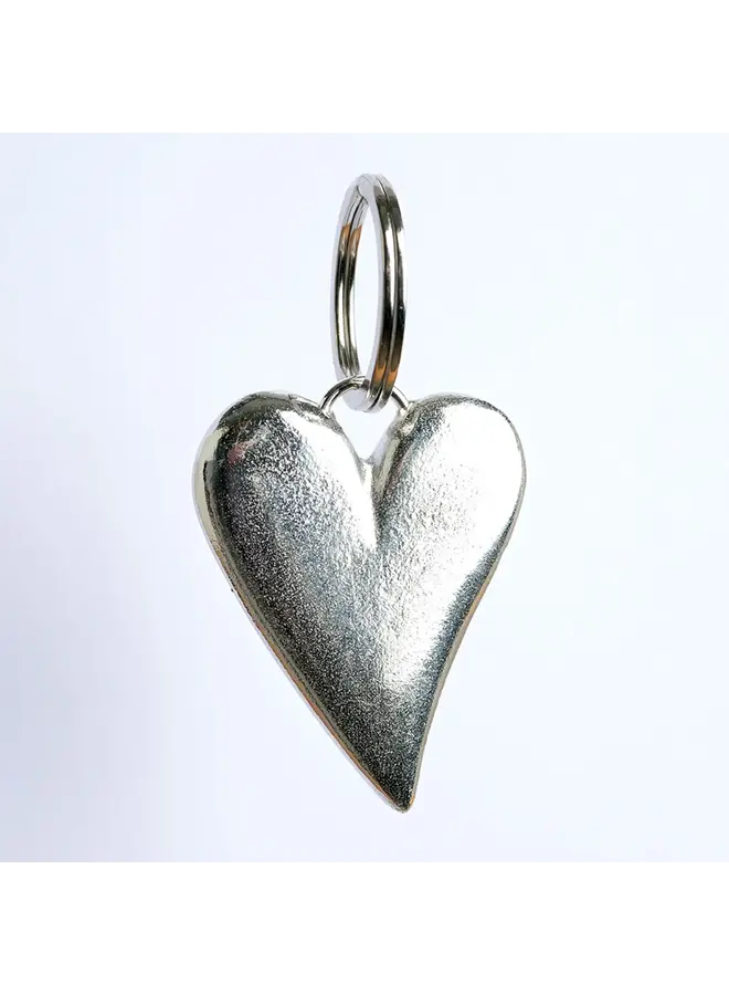 Heart Pewter Keyring  61