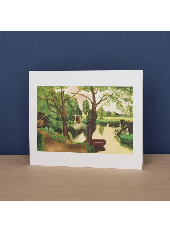 Mill Pond Evening card  by John Nash