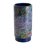 Monet Irises in the Garden Medium Cylinder Ceramic Pot 255
