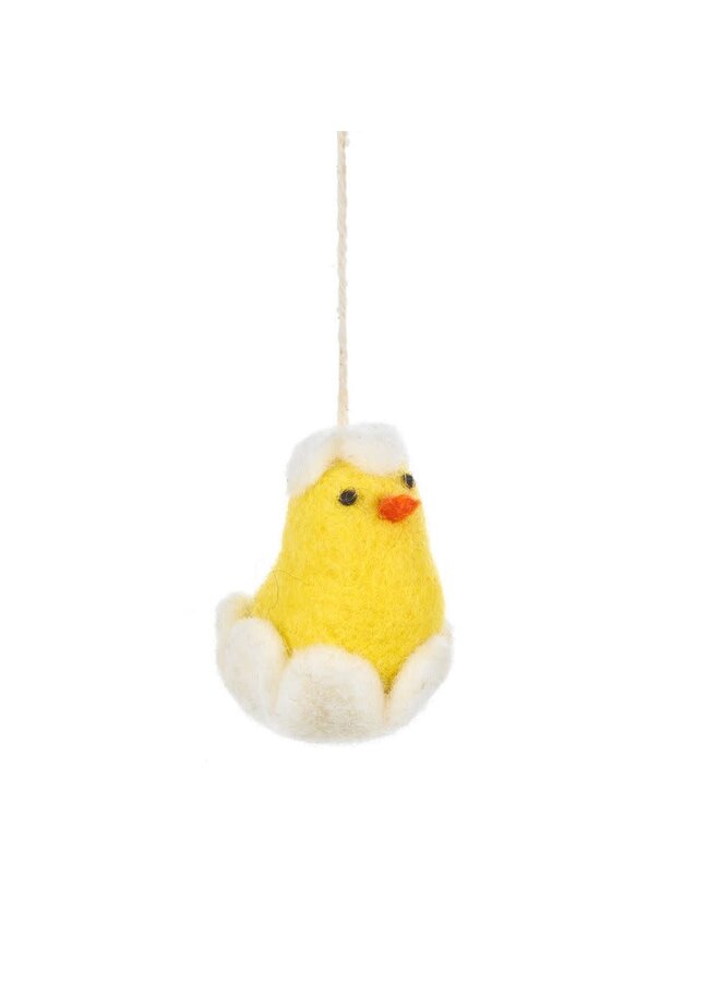 Baby Chicklet Hand Made Felt Hanging Easter Decoration 43