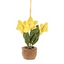 Felt Pot 'o' Daffodil  Hanging Decoration 36
