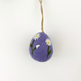 Purple Small Floral Easter Egg Felt Hanging Decoration 57