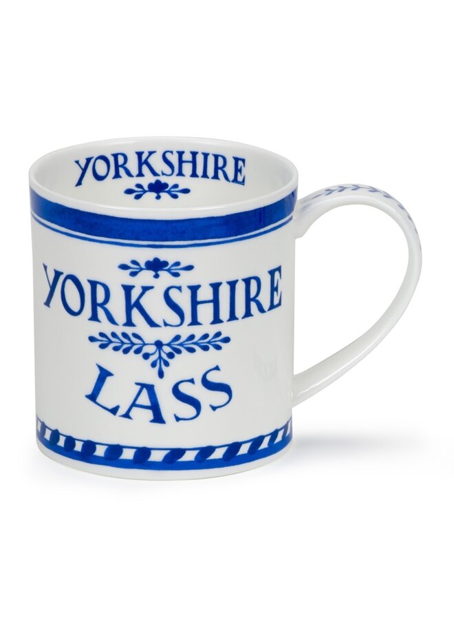 Yorkshire Las mug by Cherry Denman 181