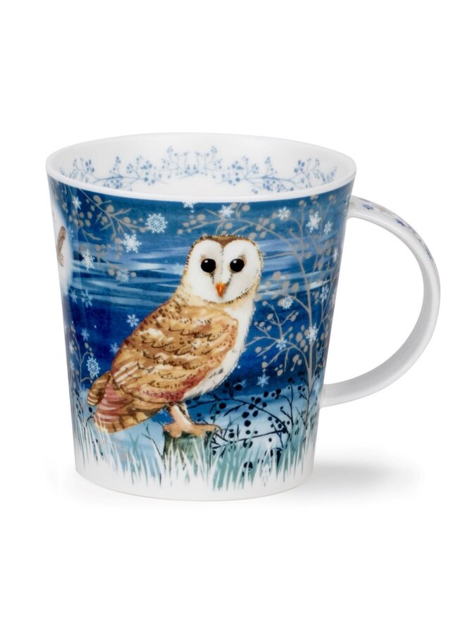 Mug Chouette effraie pleine lune par Kate 173