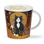 Mug Chat Céleste Noir et Blanc par Kate 170