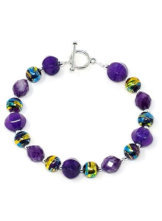 Conquer B2 Gemstone Med Bracelet 146