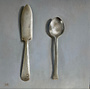Butter Knife and Teaspoon