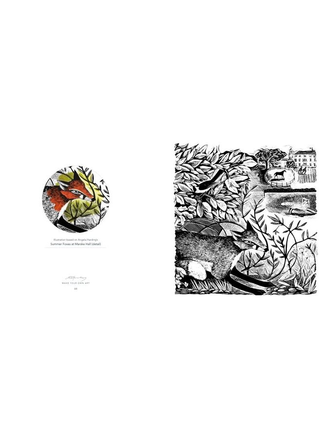 Wildlife Colouring Book  by Angela Harding