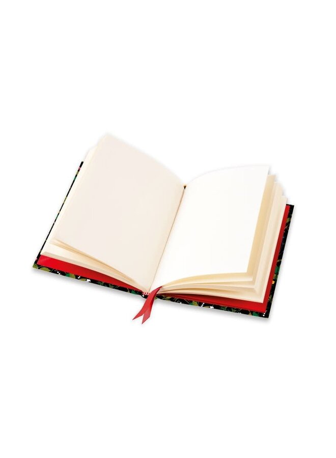 Lily and Rose  A5 Foiled  Blank Journal by Gocken Jobs