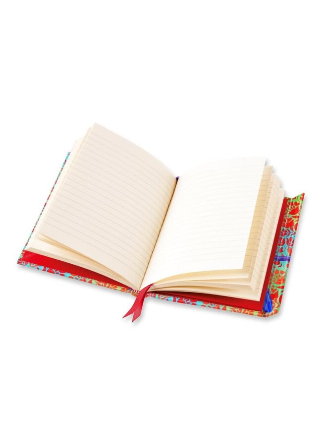 Diario en blanco con lámina de loro azul tamaño A5 de Jane Tattersfield