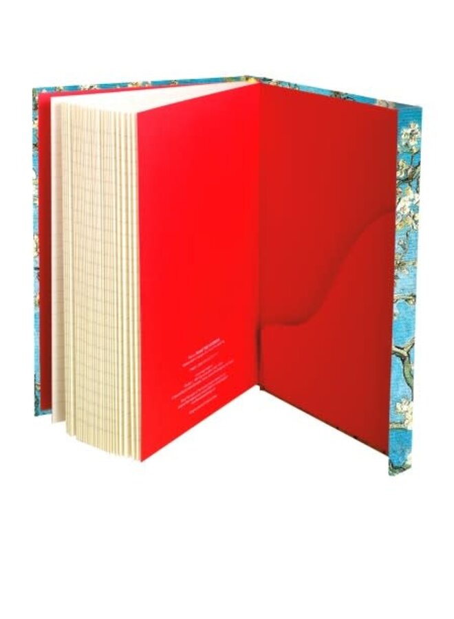 Carnet A5 à couverture métallisée « Fleurs d’amandier » de Vincen Van Gogh