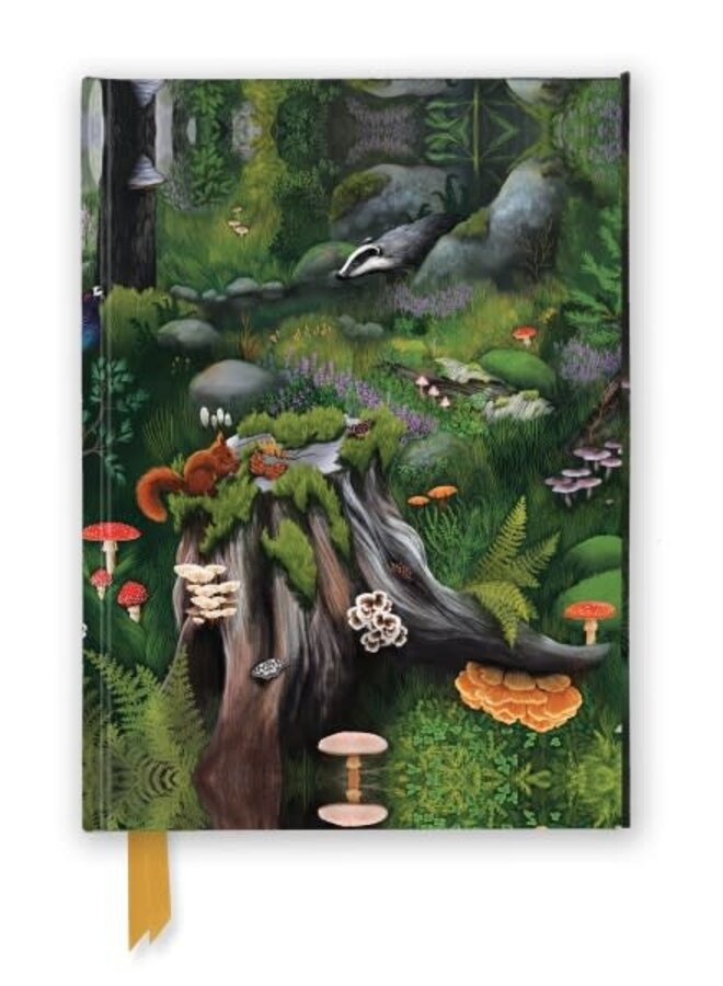 Tief im Wald – A5-Notizbuch mit Folienprägung von Anna Stead