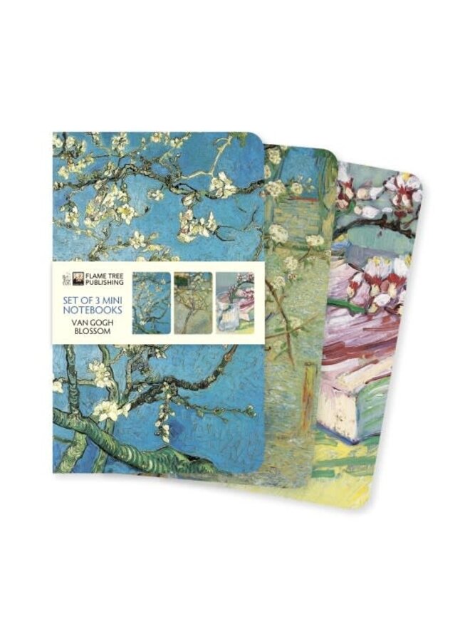 Blossom 3 Mini-anteckningsböcker av Van Gogh