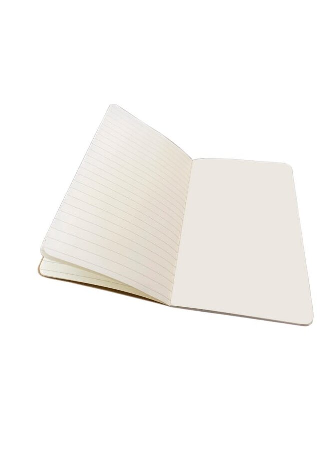 Lot de 3 carnets lignés et vierges, format paysage, par Angela Harding