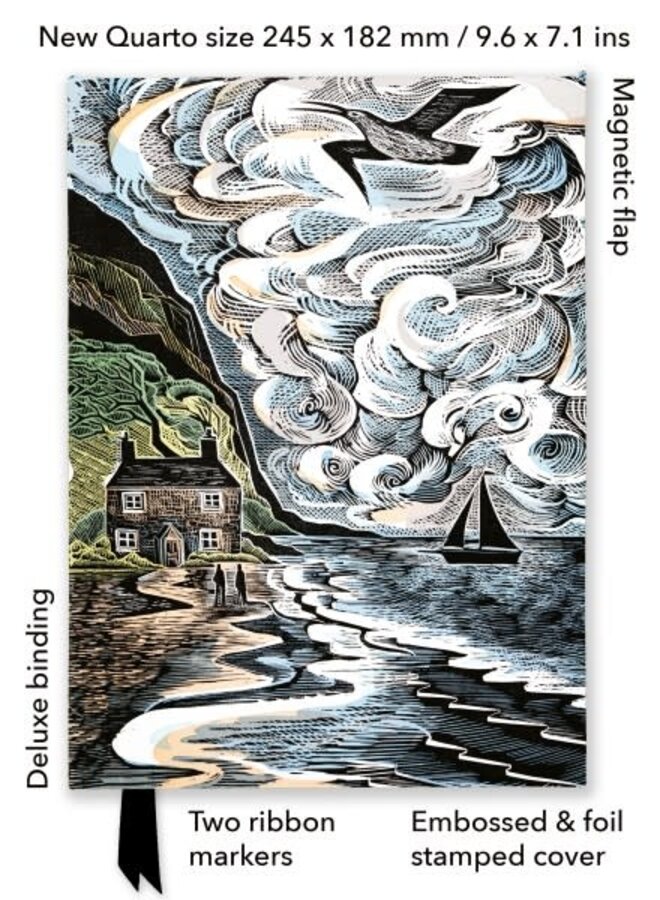 Curlew Cry Quarto Lined Journal by Angela Harding