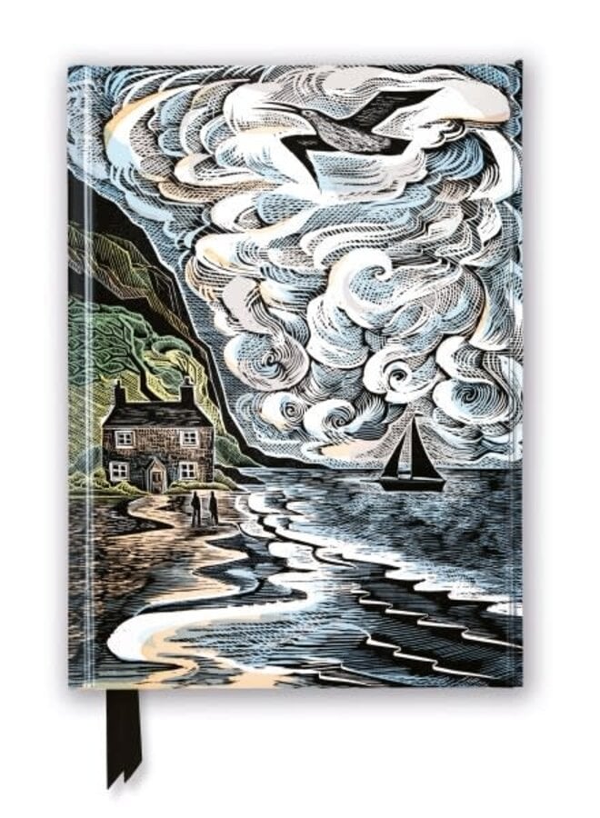 Curlew Cry A5 linjerad anteckningsbok av Angela Harding