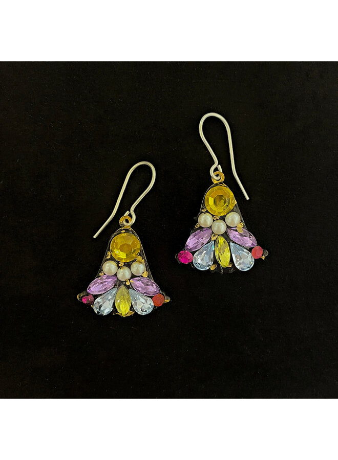 Boucles d'oreilles Lily multicolores 677