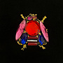 Bee Pink Wings Brooch 671