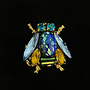 Bee Blue Wings Brooch 669