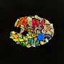 Artist Palette Brooch 661