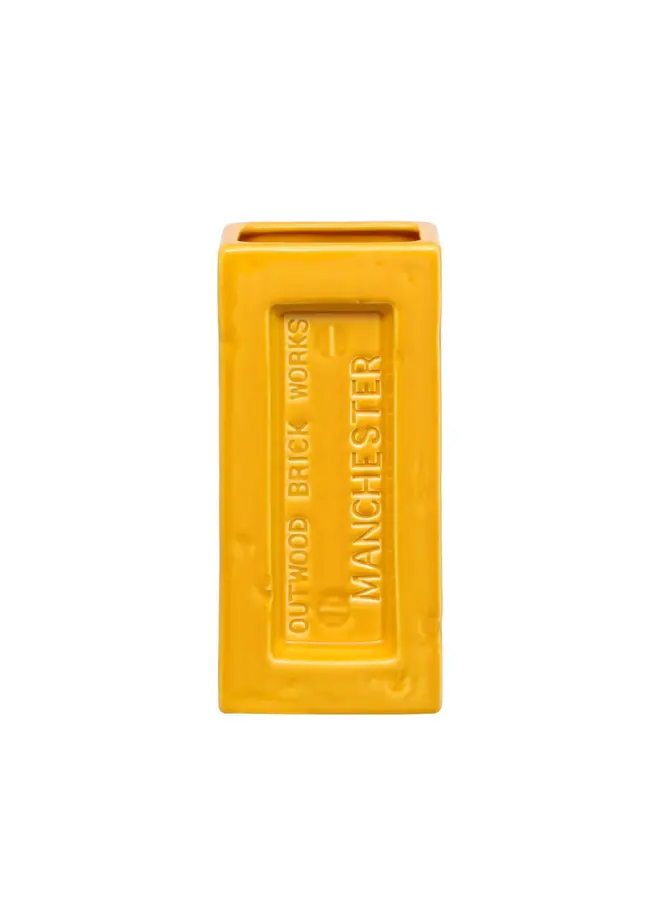 Manchester Yellow Brick Vase 43
