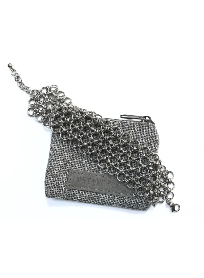 Chain Maille Japanese Armour Wide Bracelet