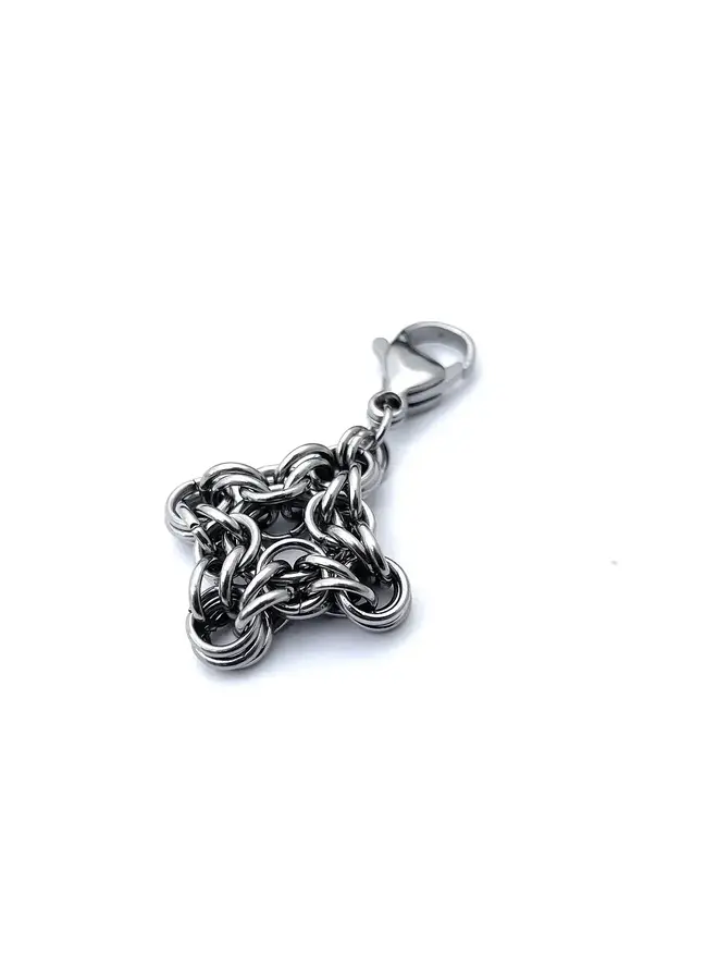 Diamond  Chain Maille Zip Clip 18