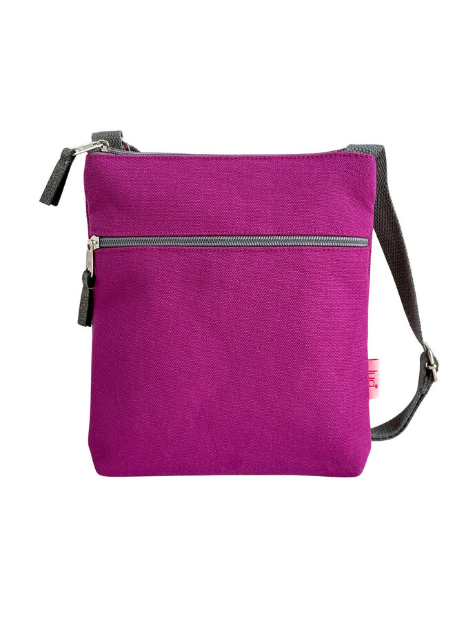 Bolso bandolera color cereza 154