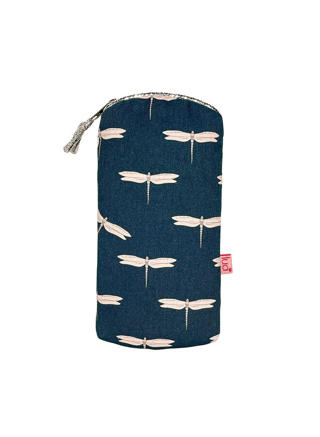 Teal Dragonfly  Glasses Purse 149