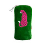 Grass Green Cheetah Velvet Glasses Purse 145