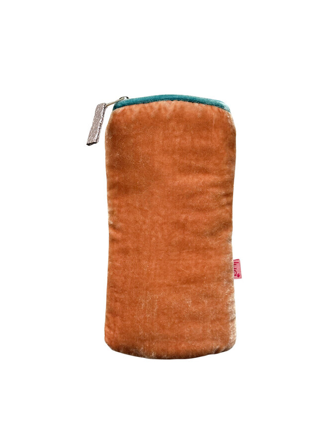 Monedero para gafas de terciopelo ámbar 136