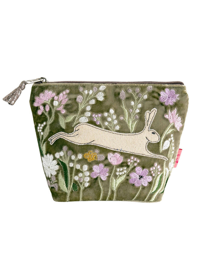 Hare & Flowers Cosmetic Purse 135