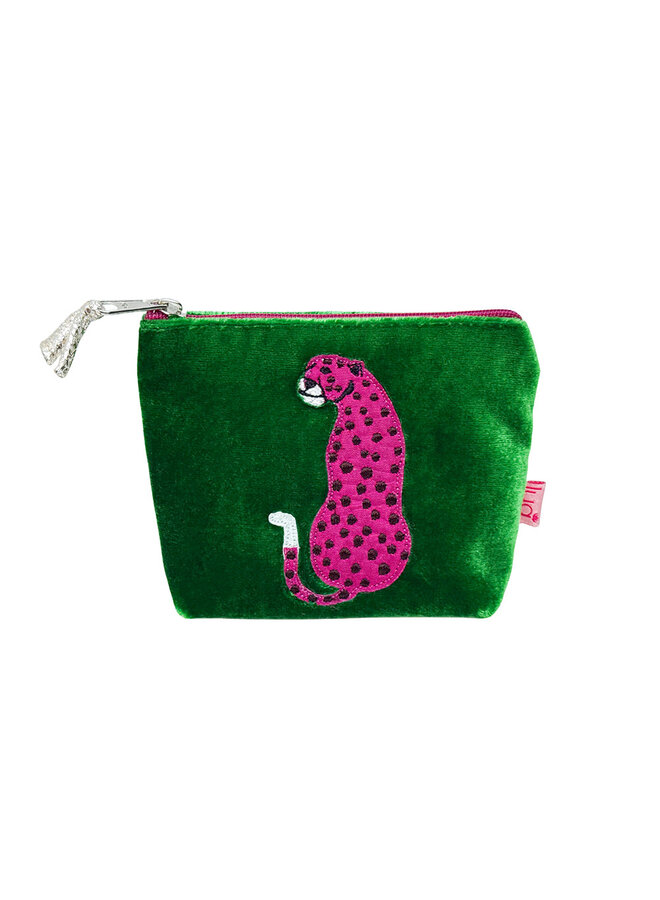 Grass Green Cheetah Mini Purse 131