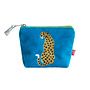 Mini monedero de guepardo azul agua 130