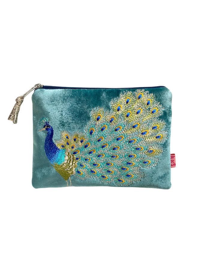Peacock Purse Teal 129