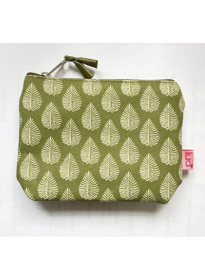 Mini Coin Purse Olive Leaf 119