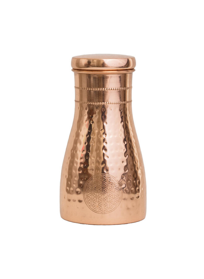 Copper Water Pitcher - Flower of Life 1L 63