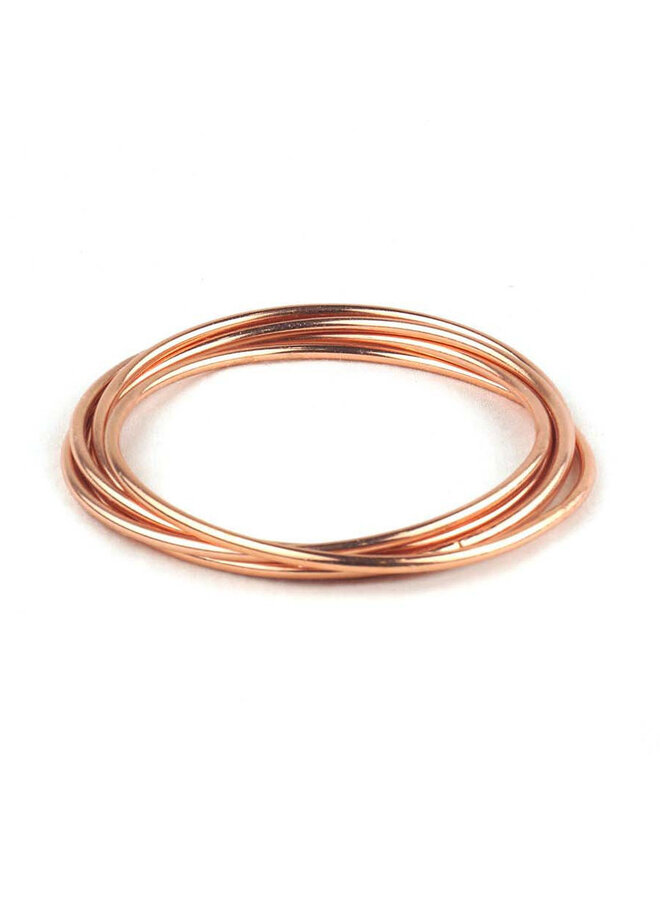 Bracelet en cuivre plaqué 5 brins 67