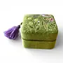 Copy of Mint Green Cotton Velvet Jewellery Box 27