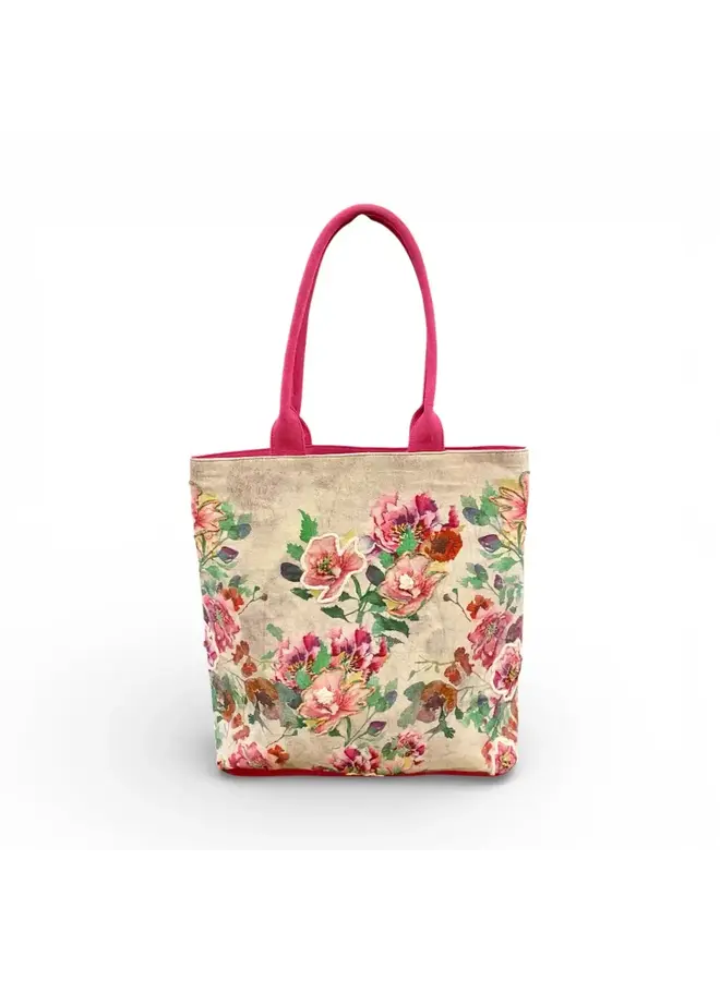 Climbing Rose Large Tote Bag 29