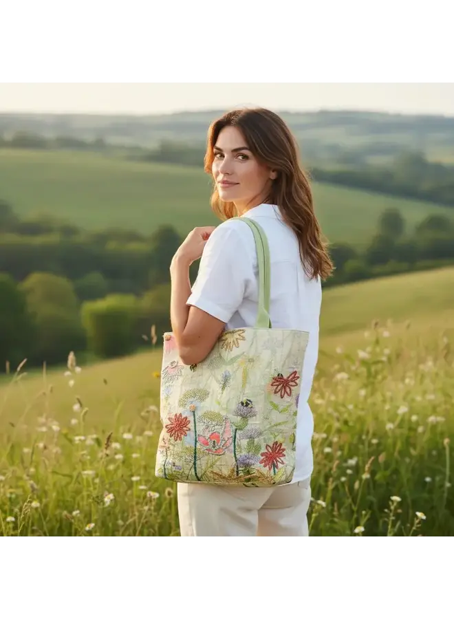 Bee Meadow Large Tote Bag 30