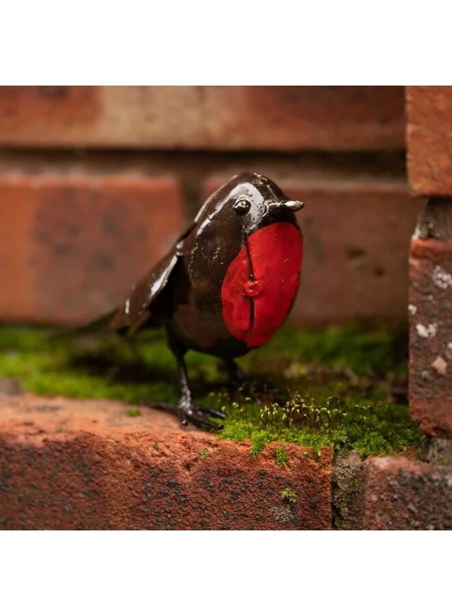 Robin  Recycled Garden Art 06