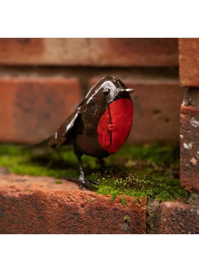 Robin  Recycled Garden Art 06