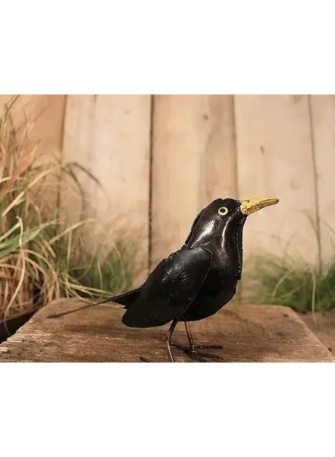 Art de jardin recyclé Blackbird 05